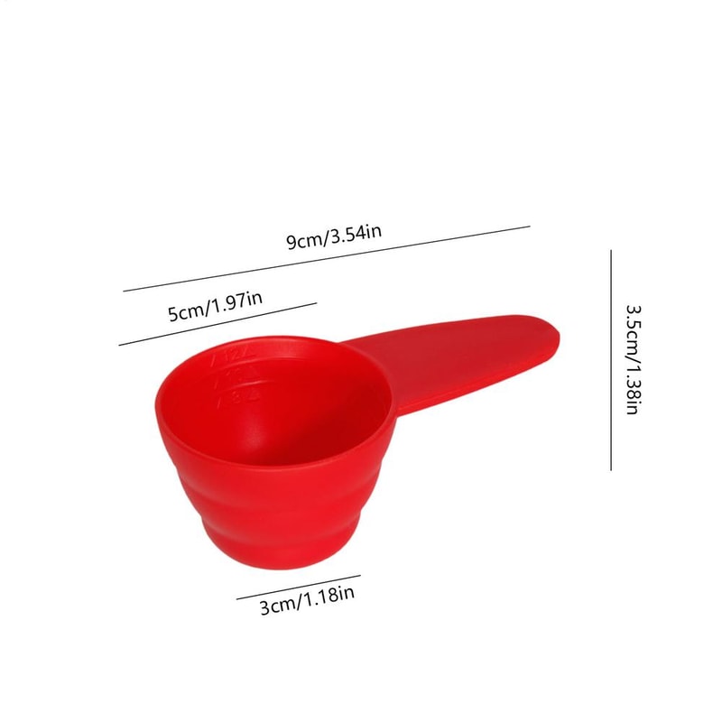 Ergonomic Coffee Scoop for Precise Portion Control Ground Coffee Measuring Spoon