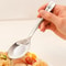 Stainless Steel Kids Soup Reusable Dessert Spoon Set Dishwasher Safe Tableware 0