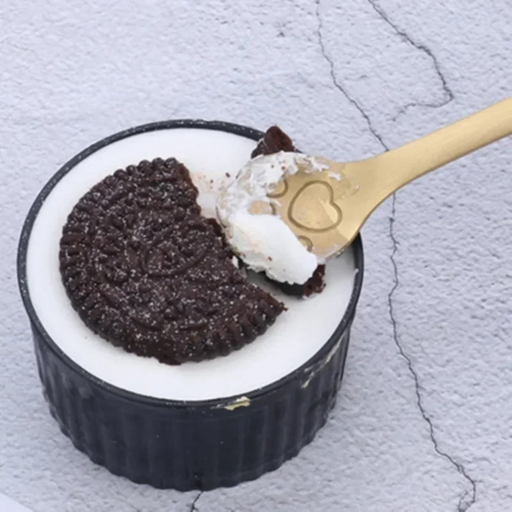 Gold Stainless Steel Paw Spoon For Coffee Tea Dessert 1
