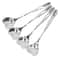 Heart Shaped Stainless Steel Coffee & Dessert Stirring Spoon Set Elegant Tea & Sugar Spoons