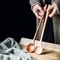 Natural Long Wooden Cooking & Stirring Spoon Durable Natural Wood Kitchen Utensil