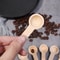 Mini Wooden Measuring Spoons For Spices Coffee And Honey 3