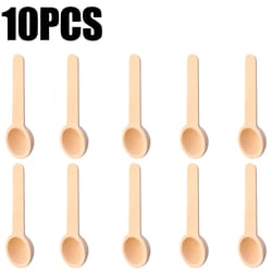 mini wooden measuring spoons for spices, coffee, and honey