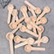 Mini Wooden Measuring Spoons For Spices Coffee And Honey 5