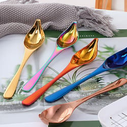 premium stainless steel saucier spoon creative baking & honey sauce decorating tool