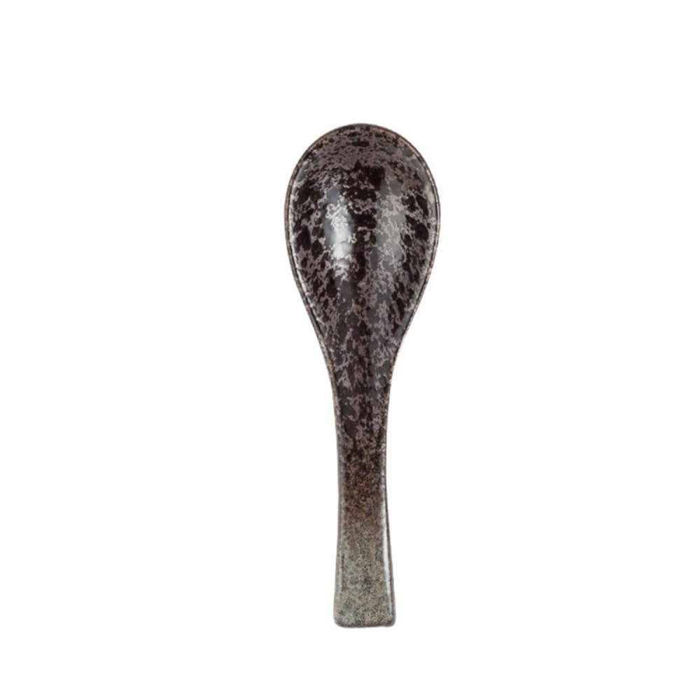 Retro Ceramic Soup Rice Spoon Elegant Kitchen Serving Utensil 9