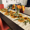 Sunflower Linen Table Runner Vintage Summer Kitchen Decor