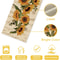 Sunflower Linen Table Runner Vintage Summer Kitchen Decor