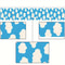 Elegant Blue Sky & White Cloud Table Runner for Home & Wedding Decor