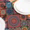 Vintage Bohemian Linen Table Runner for Farmhouse & Wedding Decor