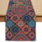 Vintage Bohemian Linen Table Runner for Farmhouse & Wedding Decor