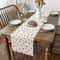Cherry Linen Table Runner for Dining Room & Kitchen Decor Fruit Pattern Table Decor
