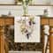 Premium Passover Linen Table Runner Jewish Holiday & Pesach Seder Decor