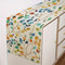 Autumn Linen Table Runner Farmhouse Style Decor For Home Parties 3