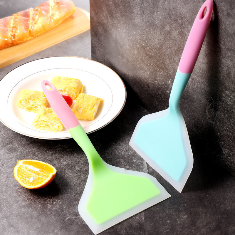 Premium Heat Resistant Silicone Spatula Non Stick Cooking Turner Tool for Pancakes, Steaks & BBQ