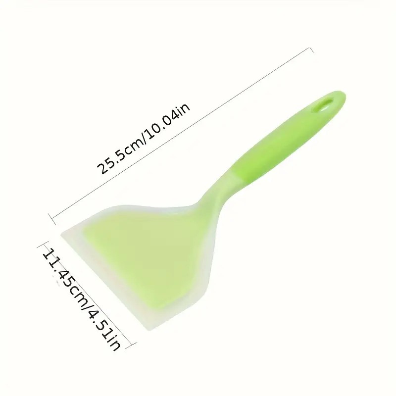 Premium Heat Resistant Silicone Spatula Non Stick Cooking Turner Tool for Pancakes, Steaks & BBQ