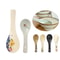 Japanese Hand Painted Ceramic Soup Spoon Retro Tableware For Home Restaurant 0