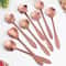 Elegant Flower Coffee Spoon Set Stainless Steel Dessert Spoons 1