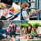 Portable Cutlery Bag With Zipper Travel Picnic Tableware Storage 2