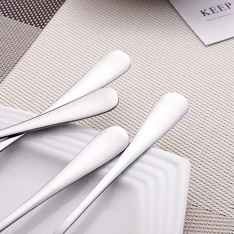 Premium Stainless Steel Soup & Coffee Spoon Durable Kitchen Tableware