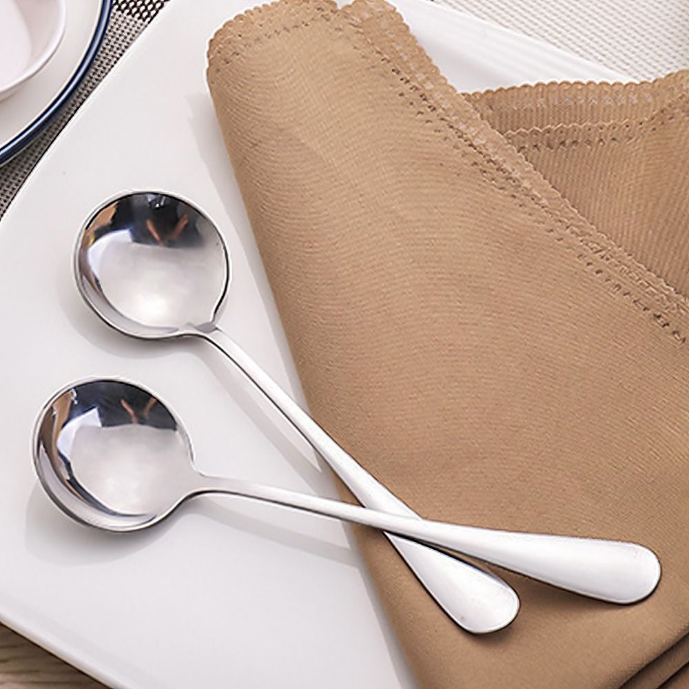 Premium Stainless Steel Soup & Coffee Spoon Durable Kitchen Tableware