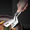 Premium Stainless Steel Double Sided Cooking Tongs Multifunctional Spatula 0