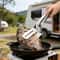 Premium Stainless Steel Double Sided Cooking Tongs Multifunctional Spatula 2