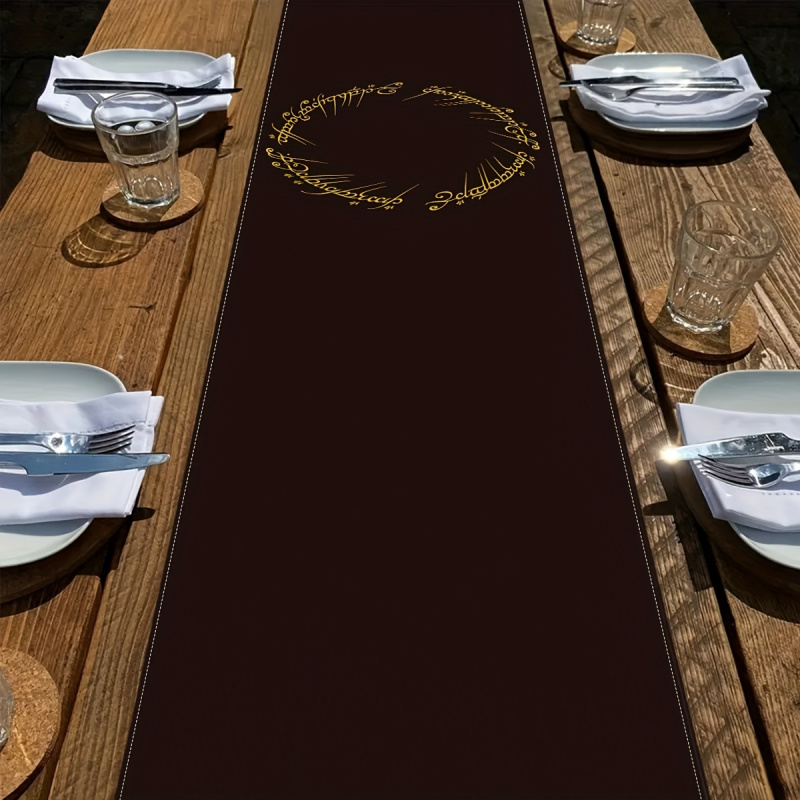 Elvish Script Table Decor Tolkien Inspired Lord of the Rings Decor & Elvish Home Decor