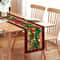 Elegant Plaid Linen Christmas Table Runner For Holiday Decor Winter Party Centerpieces 4