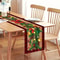 Elegant Plaid Linen Christmas Table Runner For Holiday Decor Winter Party Centerpieces 4