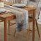 Abstract Art Linen Table Runner Farmhouse Holiday Table Decor 1