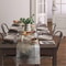 Abstract Art Linen Table Runner Farmhouse Holiday Table Decor 3