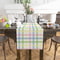 Abstract Art Linen Table Runner Farmhouse And Holiday Table Decor 1