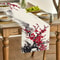 Elegant Cherry Blossom Table Runner Red Plum Blossom Kitchen & Dining Decor