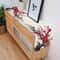 Elegant Cherry Blossom Table Runner Red Plum Blossom Kitchen & Dining Decor