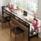 Elegant Cherry Blossom Table Runner Red Plum Blossom Kitchen & Dining Decor