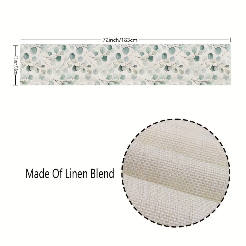 Blooming Tulip Floral Table Runner For Summer Dining And Wedding Decor 1
