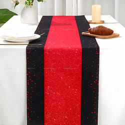farmhouse checkered table runner for tea parties, dining tables & holiday kitchen decor