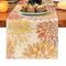 Elegant Bohemian Linen Table Runner Plant Print Kitchen & Dining Decor