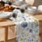 Vintage Spring Floral Linen Table Runner Elegant Party Home Decor 2
