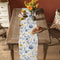 Vintage Spring Floral Linen Table Runner Elegant Party Home Decor 3