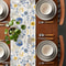 Vintage Spring Floral Linen Table Runner Elegant Party Home Decor 4