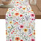 Vintage Spring Floral Linen Table Runner Elegant Party Home Decor 5
