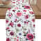 Vintage Spring Floral Linen Table Runner Elegant Party Home Decor 6