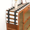 Rustic Western Train Track Table Runner Brown Linen Dining Decor 2