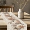 Elegant Retro Bow Easter Egg Table Runner Sophisticated Dining Decor 1