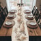 Elegant Retro Bow Easter Egg Table Runner Sophisticated Dining Decor 3