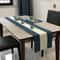 Elegant Chinese Style Linen Table Runner For Dining Tea Decor 0