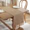 Elegant Cotton Linen Table Runner for Weddings & Home Decor