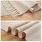 Elegant Cotton Linen Table Runner for Weddings & Home Decor